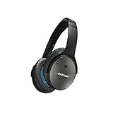 Bose QuietComfort 25, Acoustic Noise Cancelling - Kopfhörer für Apple-Geräte, Schwarz (kabelgebunden mit 3,5-mm-Stecker)