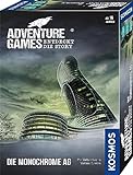 KOSMOS 695132 Adventure Games - Die Monochrome AG. Entdeckt die Story, Kooperatives Gesellschaftsspiel, für 1 bis 4 Spieler, ab 16 Jahre, spannendes Abenteuer-Spiel