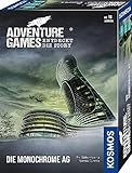 KOSMOS 695132 Adventure Games - Die Monochrome AG. Entdeckt die Story, Kooperatives Gesellschaftsspiel, für 1 bis 4 Spieler, ab 16 Jahre, spannendes Abenteuer-Spiel