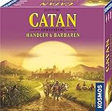 KOSMOS 693305 Catan - Händler & Barbaren, Erweiterung zu Catan - Das Spiel, Gesellschaftsspiel für 2-4 Personen ab 10 Jahre, nur spielbar mit Basisspiel, Siedler von Catan