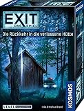 KOSMOS 680503 EXIT - Das Spiel - Die Rückkehr in die verlassene Hütte, Level: Fortgeschrittene, Escape Room Spiel, EXIT Game für 1-4 Spieler ab 12 Jahre, EIN einmaliges Gesellschaftsspiel