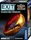 KOSMOS 682248 EXIT - Das Spiel - Der Herr der Ringe, Schatten über Mittelerde, Level: Einsteiger, Escape Room Spiel, EXIT Game für 1 bis 4 Spieler ab 10 Jahre, ein einmaliges Gesellschaftsspiel