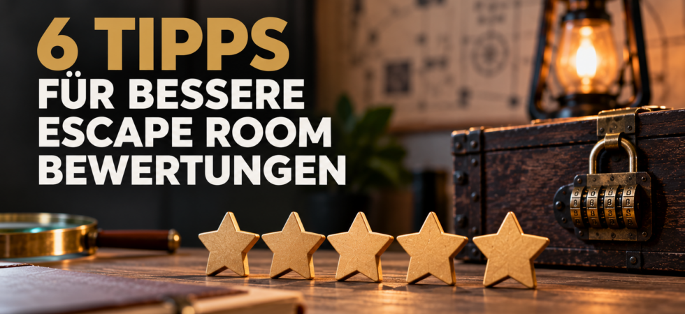 6 Tipps für bessere Escape Room Bewertungen
