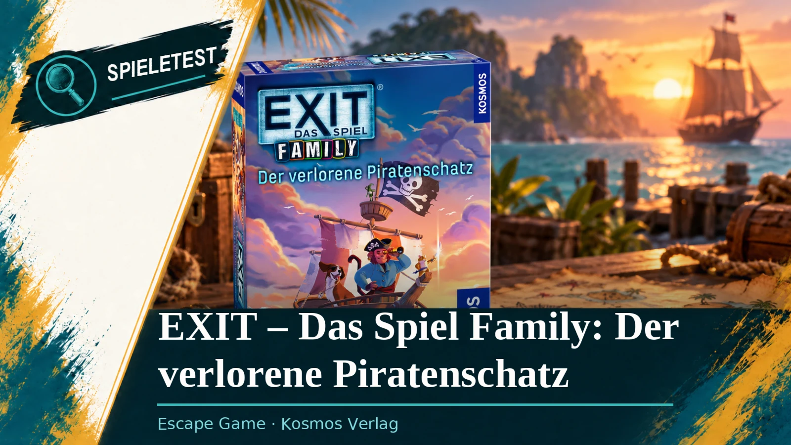 [Im Test] EXIT – Das Spiel Family: Der verlorene Piratenschatz - Escape ...